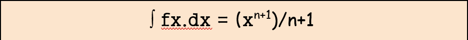 power rule of integral